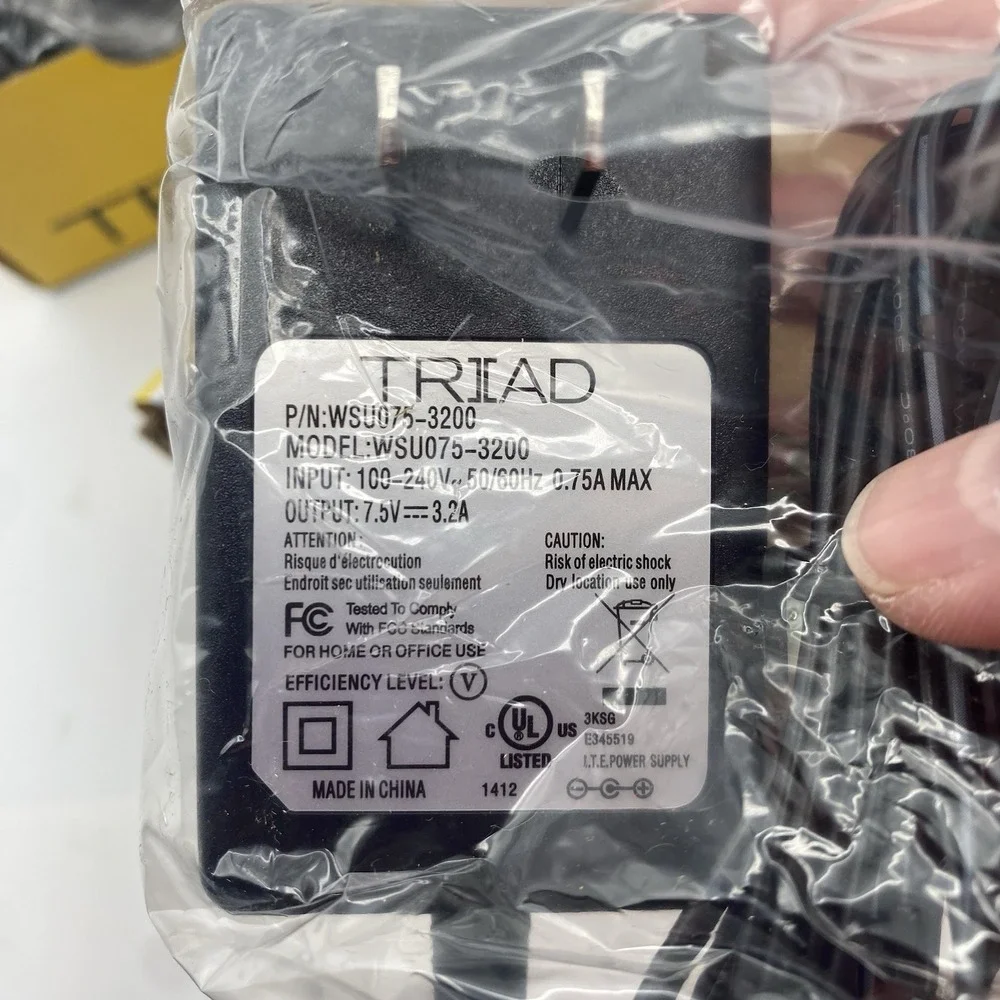 3 Units - PS One Slim Power Adapter, Triad Magnetics WSU075-3200